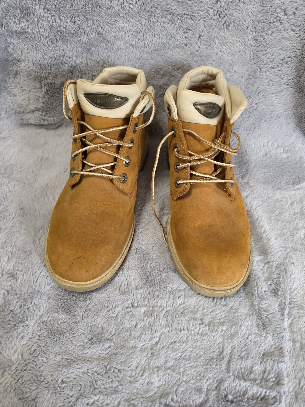 Timberland Wheat Brown Leather Lace-Up Boots